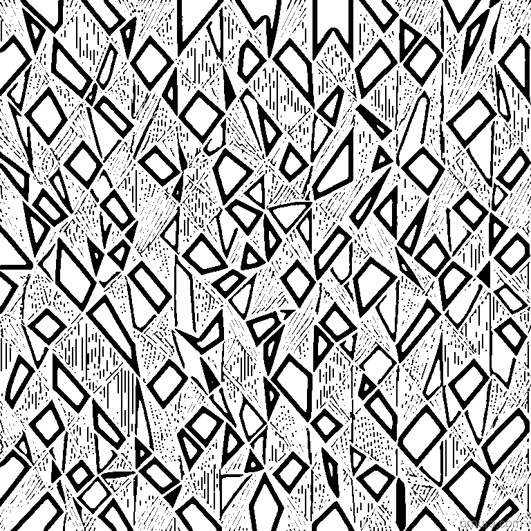 argyle pattern diamonds coloring page coloring page - free printable black and white line art for kids and adults