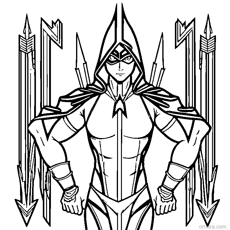 arrow pattern pointing up printable coloring page - free printable black and white line art for kids and adults