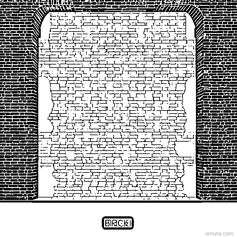 Brick Pattern Wall coloring page