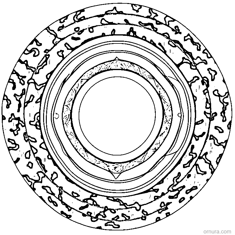 camouflage pattern coloring page - free printable black and white line art for kids and adults