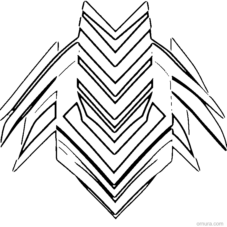 chevron pattern printable coloring page - free printable black and white line art for kids and adults