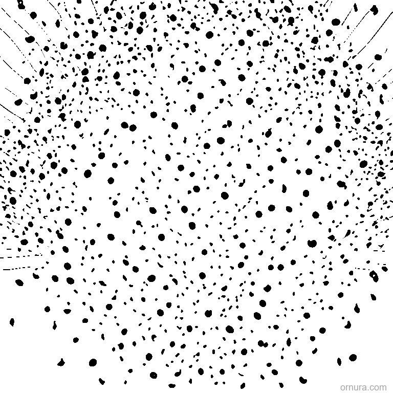 confetti pattern scattered shapes printable coloring page - free printable black and white line art for kids and adults