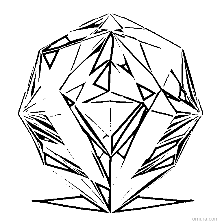 diamond pattern rhombus printable coloring page - free printable black and white line art for kids and adults