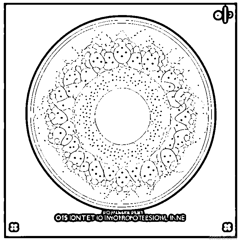dots pattern printable coloring page - free printable black and white line art for kids and adults