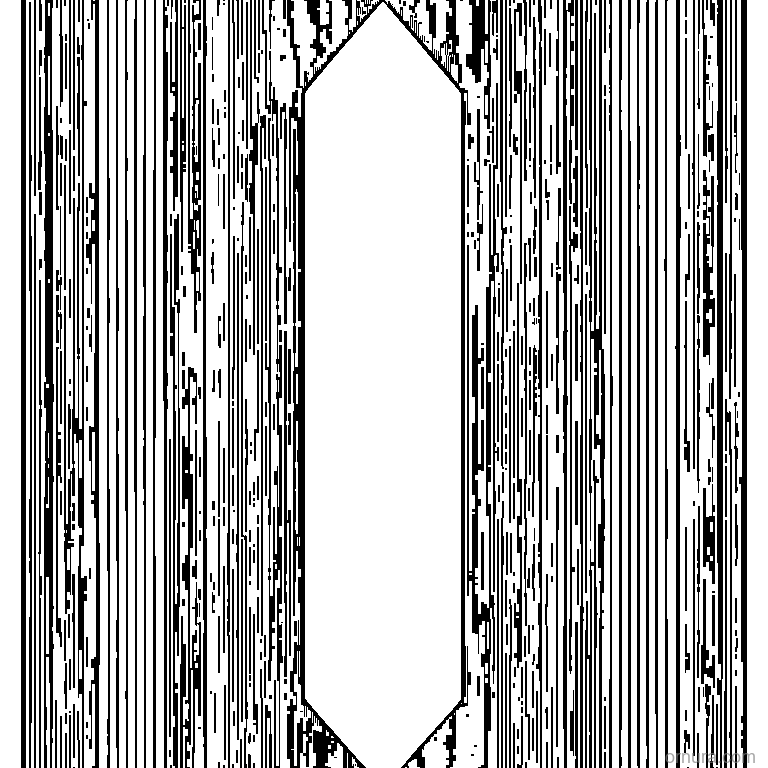 Fringe Pattern Vertical Lines coloring page