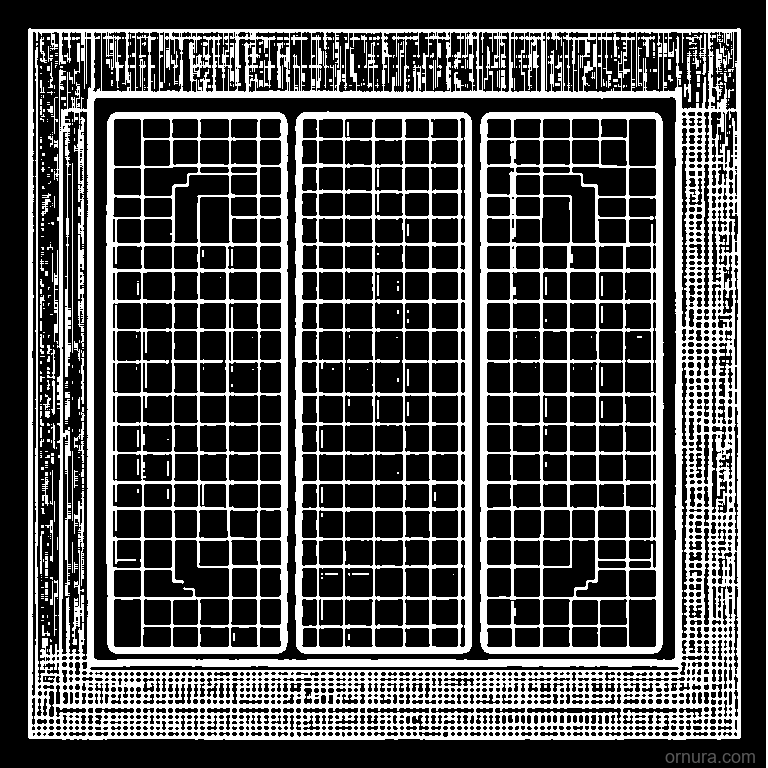 grid pattern squares printable coloring page - free printable black and white line art for kids and adults