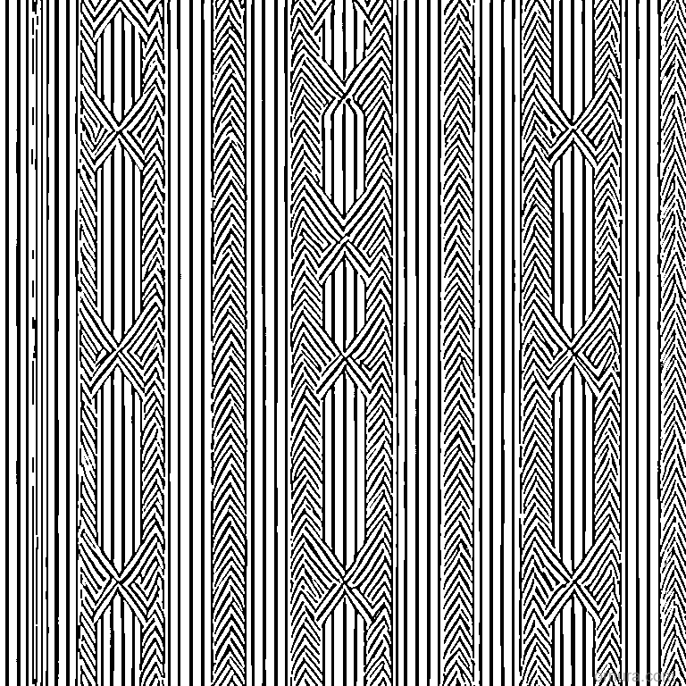 herringbone pattern coloring page - free printable black and white line art for kids and adults