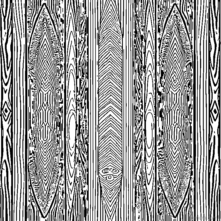 mokume gane pattern wood grain design coloring page - free printable black and white line art for kids and adults
