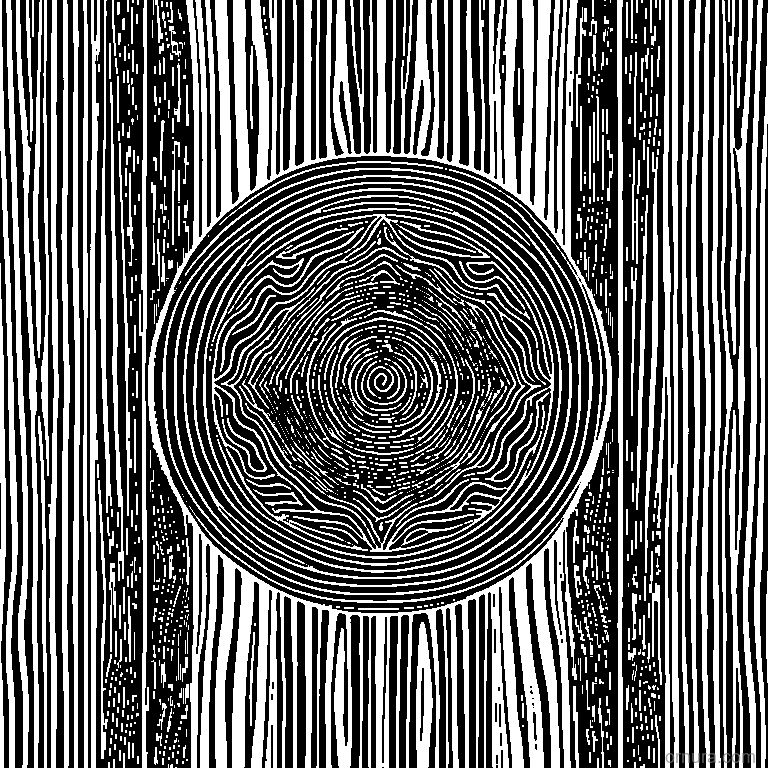 mokume gane pattern wood grain coloring page - free printable black and white line art for kids and adults
