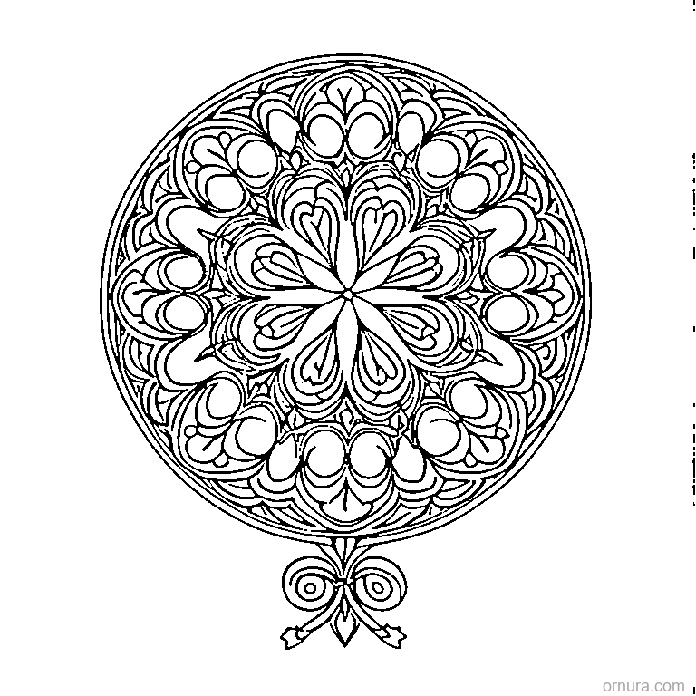 quatrefoil pattern clover coloring page coloring page - free printable black and white line art for kids and adults