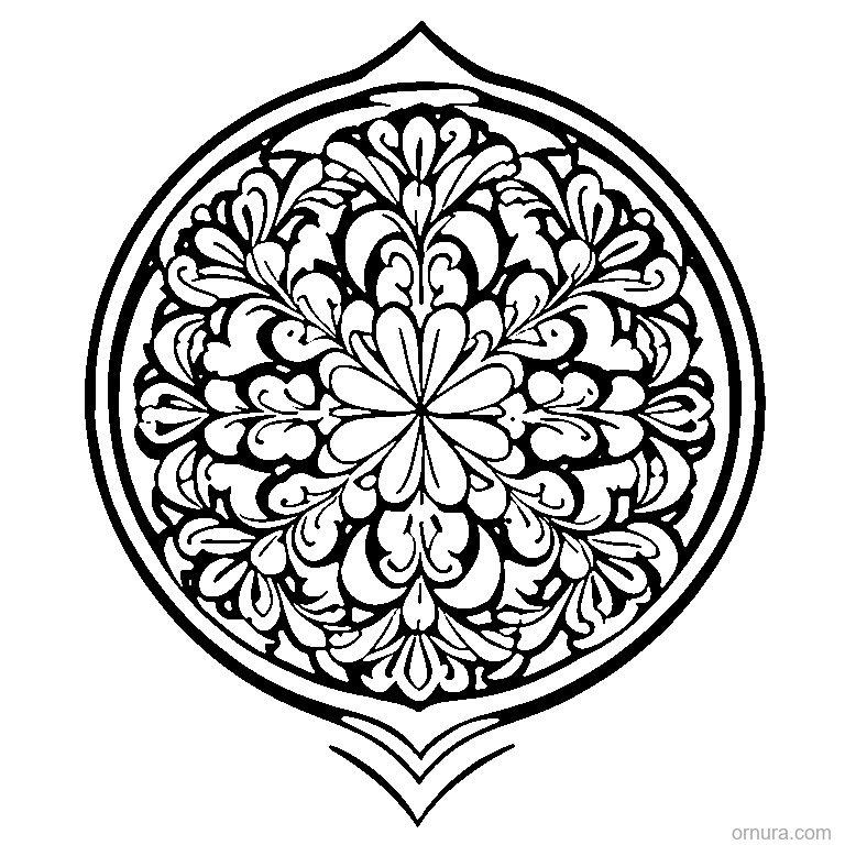 quatrefoil pattern clover template coloring page - free printable black and white line art for kids and adults