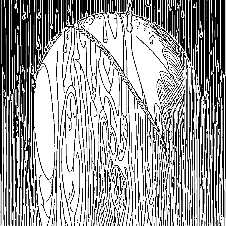 rain drops pattern design coloring page - free printable black and white line art for kids and adults