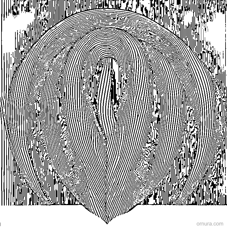 ribbon pattern wavy lines coloring page coloring page - free printable black and white line art for kids and adults