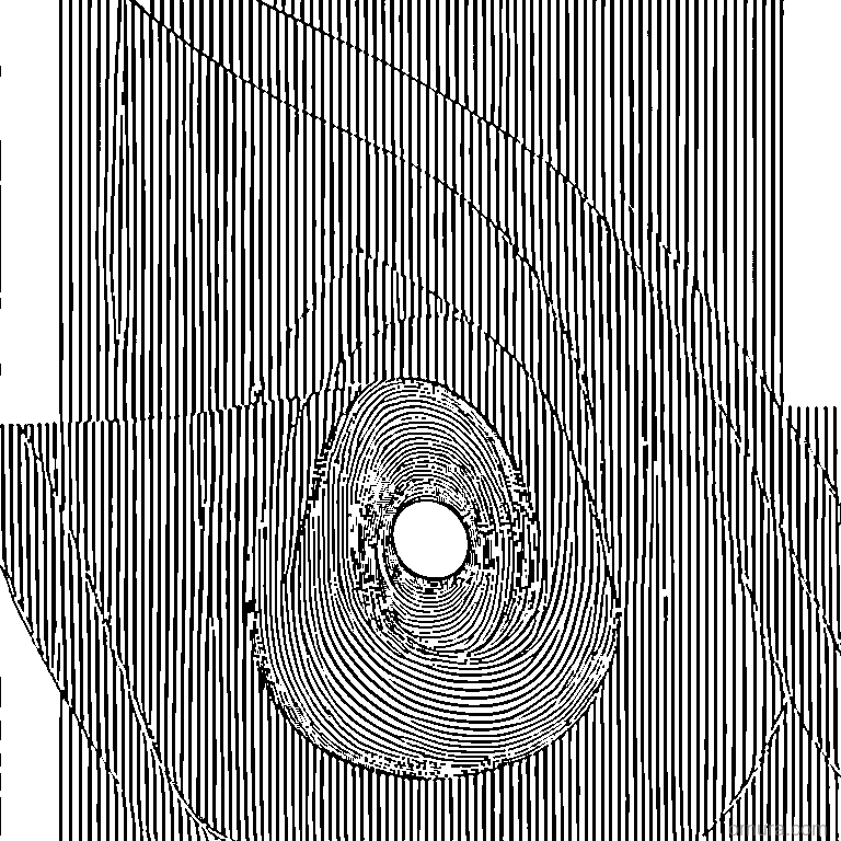 ribbon pattern wavy lines printable coloring page - free printable black and white line art for kids and adults