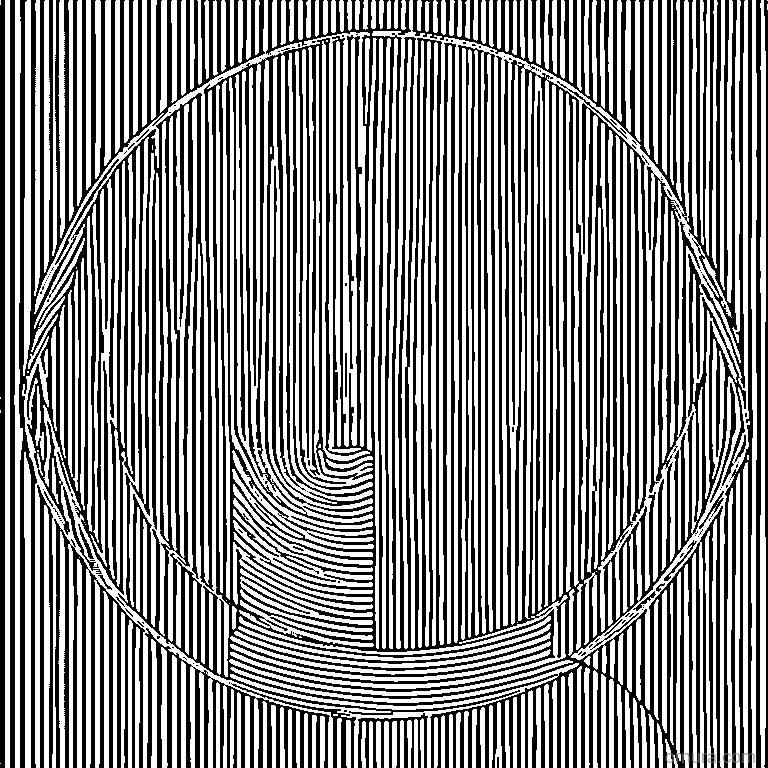 ribbon pattern wavy lines template coloring page - free printable black and white line art for kids and adults