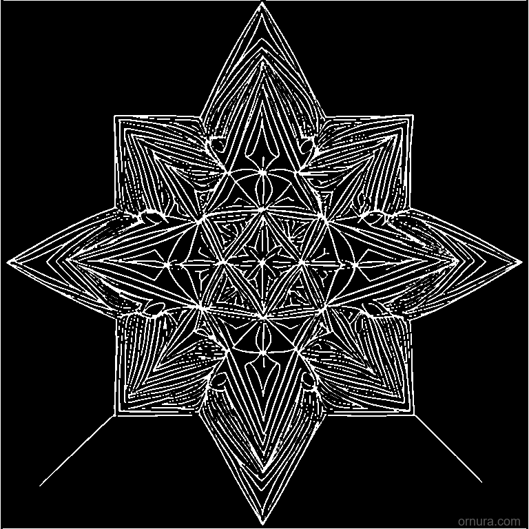 zentangle geometric triangles template coloring page - free printable black and white line art for kids and adults