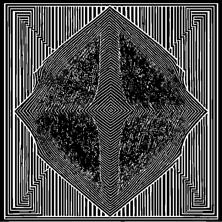 zigzag pattern coloring page coloring page - free printable black and white line art for kids and adults