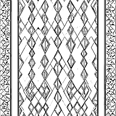 Argyle Pattern Diamonds coloring page variation 2