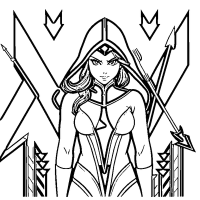 Arrow Pattern Pointing Up coloring page variation 3
