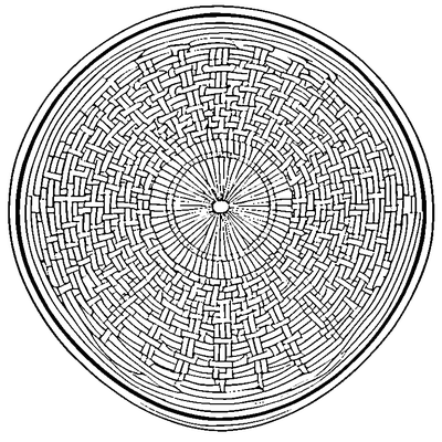 Basket Weave Pattern coloring page design 2