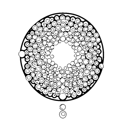 Bubble Wrap Pattern Circles coloring page variation 3