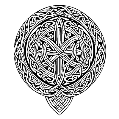 Celtic Knot Pattern coloring page variation 3