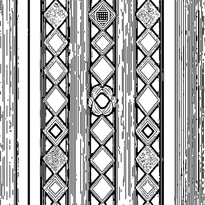 Checkerboard Pattern coloring page variation 3