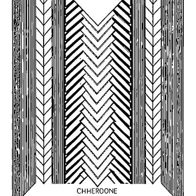 Chevron Pattern coloring page variation 2