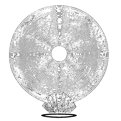Circle Pattern Overlapping Coloring Page