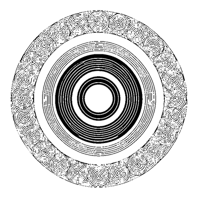 Circle Pattern Overlapping Template
