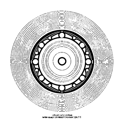 Circle Pattern Overlapping coloring page variation 4