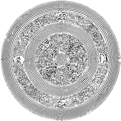 Concentric Circles Pattern Template