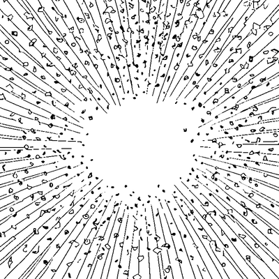 Confetti Pattern Scattered Sha coloring page design 1