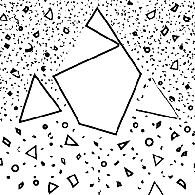 Confetti Pattern Scattered Sha
