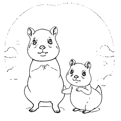 Cute Baby Capybara