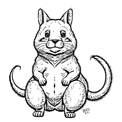 Cute Capybara Waving Hello coloring page - free printable