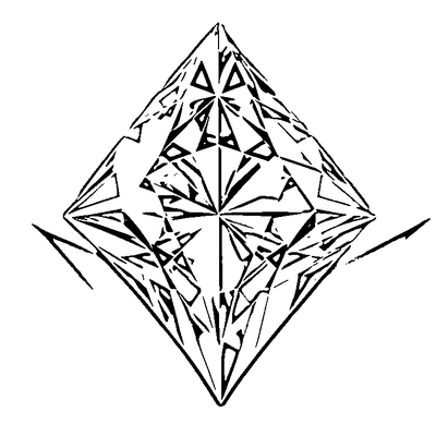 Diamond Pattern Rhombus coloring page variation 5