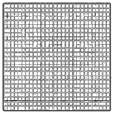 Grid Pattern Squares Template