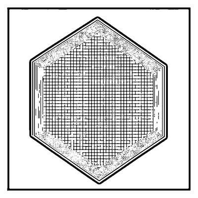 Grid Pattern Squares coloring page variation 2