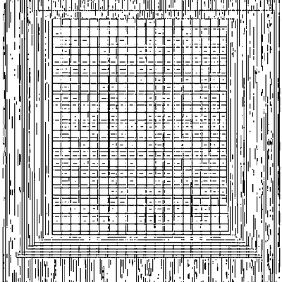 Grid Pattern Squares coloring page variation 3