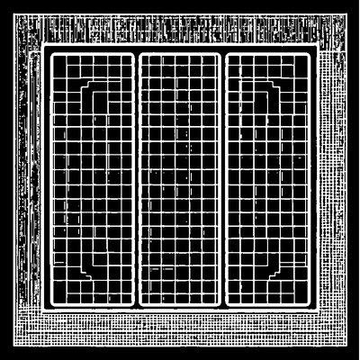 Grid Pattern Squares coloring page variation 4