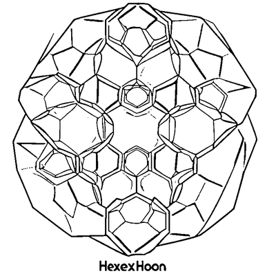 Hexagon Pattern Honeycomb coloring page variation 2