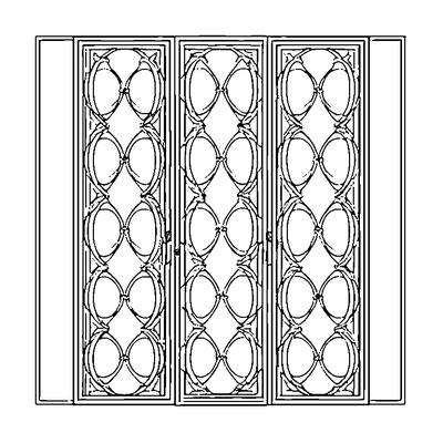 Lattice Pattern Crisscross coloring page variation 3