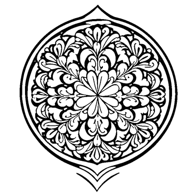 Quatrefoil Pattern Clover coloring page design 4