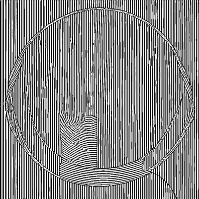 Ribbon Pattern Wavy Lines Template