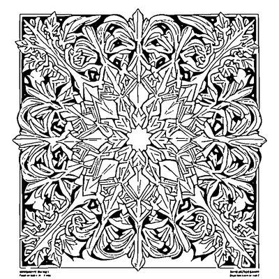 Snowflakes Pattern Scattered Design
