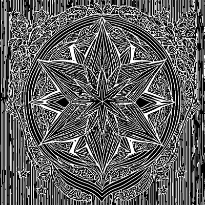 Star Pattern Repeated