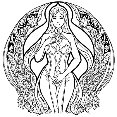 Star Pattern Repeated coloring page variation 5