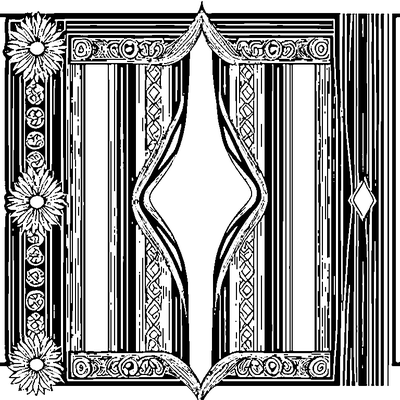 Stitch Pattern Dashed Lines coloring page variation 2