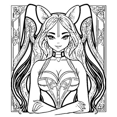Stitch Pattern Dashed Lines coloring page variation 4